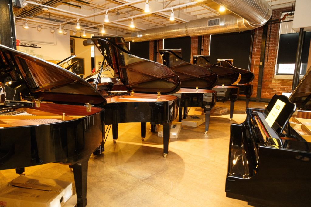 Wide selection of Pianos at Pittsburgh Opera